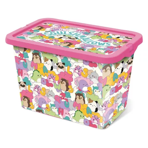 Squishmallows Pluffy műanyag tároló doboz 7 L