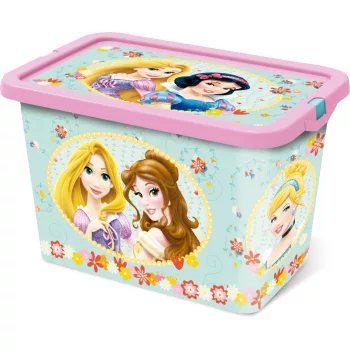 Disney Hercegnők Tea Party műanyag tároló doboz 7 L