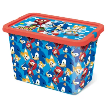 Sonic a sündisznó Friends műanyag tároló doboz 7 L
