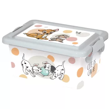Disney Classics Dots műanyag tároló doboz 3,7 L