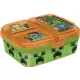 Minecraft Battle több rekeszes uzsonnás doboz, szendvicsdoboz XL