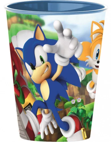 Sonic a sündisznó Adventure műanyag pohár 260 ml
