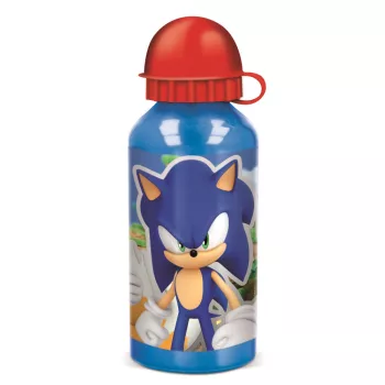   Sonic a sündisznó Blue alumínium kulacs ivókupakkal 400 ml