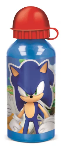 Sonic a sündisznó Blue alumínium kulacs ivókupakkal 400 ml