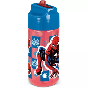   Pókember Midnight Flyer Hydro műanyag szívószálas kulacs 430 ml