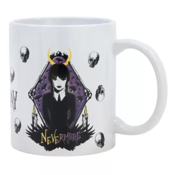   Wednesday Nevermore porcelán bögre 325 ml (11 oz) Díszdobozban