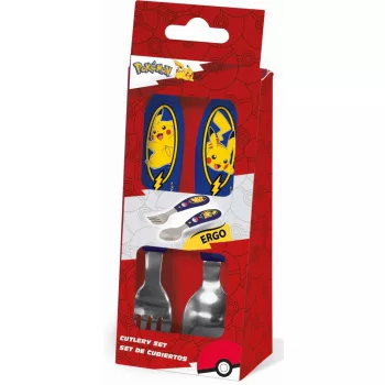   Pokémon Lightning fém ergo evőeszköz készlet - 2 darabos