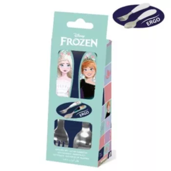   Disney Jégvarázs Snowy Tale fém ergo evőeszköz készlet - 2 darabos