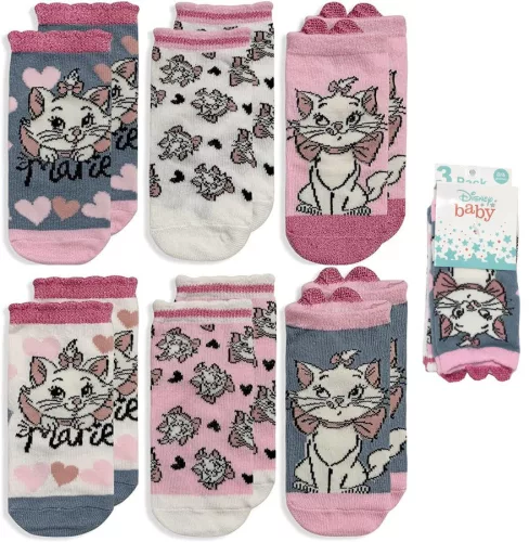 Disney Marie Hearts baba zokni 0-12 hó