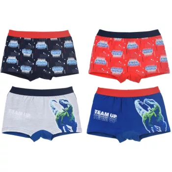   Jurassic World Team Up gyerek boxeralsó 2 darab/csomag 2 - 8 év / 92 - 128 cm