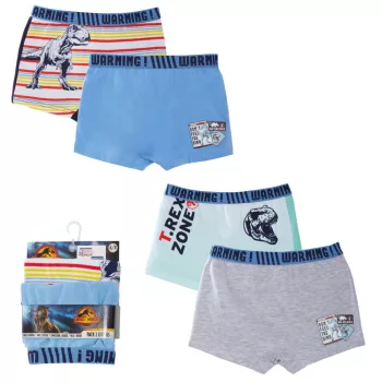   Jurassic World Zone gyerek boxeralsó 2 darab/csomag 2 - 8 év / 92 - 128 cm