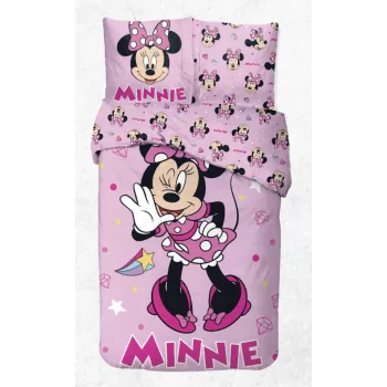 Disney Minnie Lovely ágyneműhuzat 140×200cm, 65x65 cm