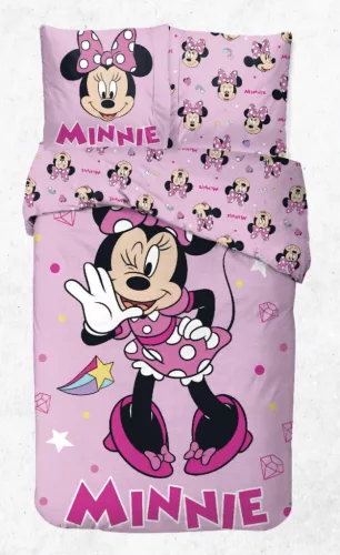 Disney Minnie Lovely ágyneműhuzat 140×200cm, 65x65 cm