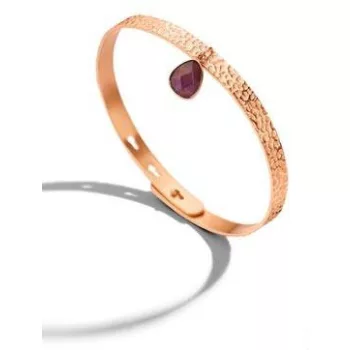   Victoria Lila köves rose gold színű állítható karkötő