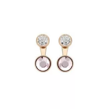 Victoria Rose gold színű színes köves fülbevaló