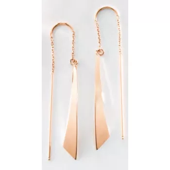 Victoria Rose gold színű szablya fülbevaló