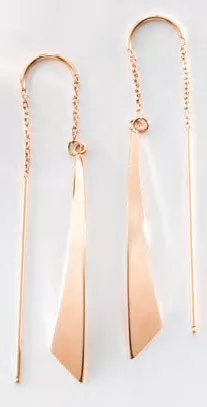 Victoria Rose gold színű szablya fülbevaló
