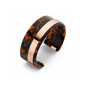 Victoria Rose gold színű barna mintás karkötő