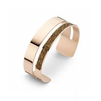 Victoria Rose gold színű fekete köves karkötő