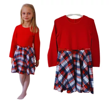 kék-fehér-piros kockás